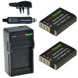 Foto van 2 x np-95 accu's voor fujifilm - charger kit + car-charger - uk version