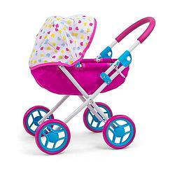 Foto van Milly mally poppenwagen dori candy 60 cm roze/blauw