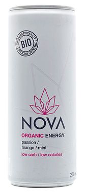 Foto van Nova organic energy passion mango & mint