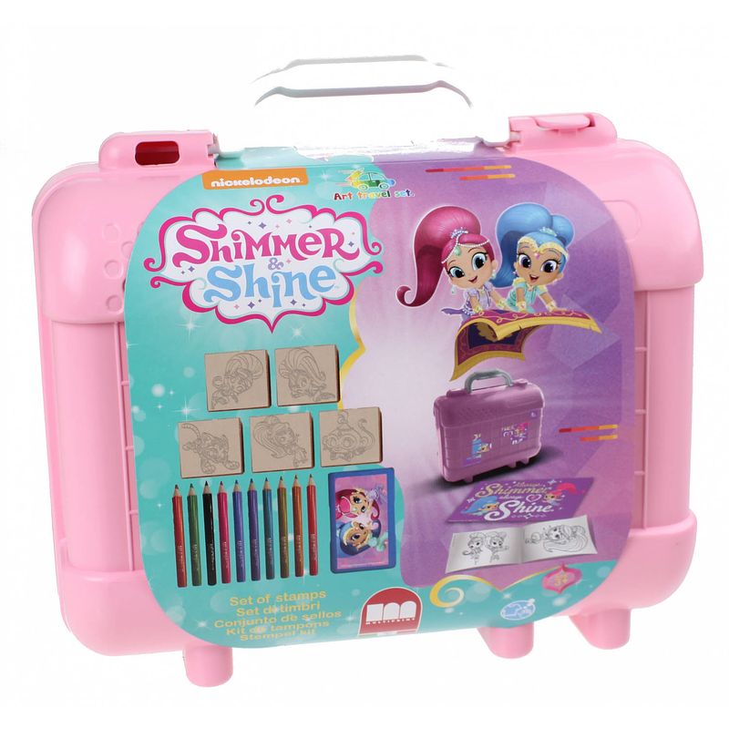 Foto van Multiprint kleurset shimmer & shine 19-delig roze