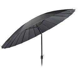 Foto van Maxxgarden shanghai parasol - luxe tuin en balkon parasol - 270 cm (taupe)