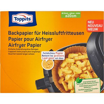 Foto van Toppits airfryer papier 20 stuks bij jumbo