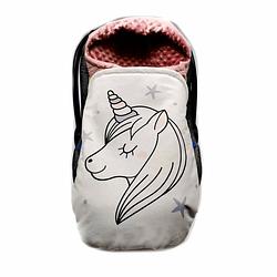 Foto van Luxe handgemaakte voetenzak of slaapzak voor maxi cosi of kinderwagen eenhoorn/unicorn