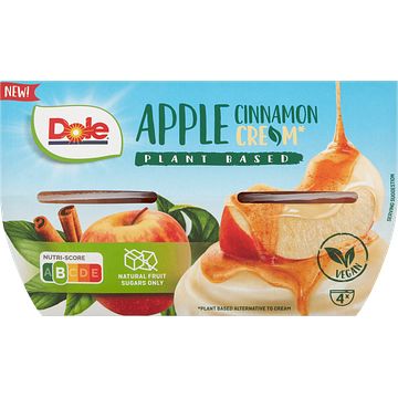Foto van Dole apple cinnamon cream 4 x 123g bij jumbo