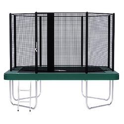 Foto van Trampoline akrobat orbit above 335x244 (11x8ft) green, inclusief veiligheidsnet