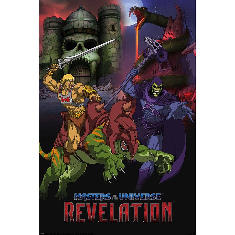 Foto van Pyramid masters of the universe revelation good vs evil poster 61x91,5cm