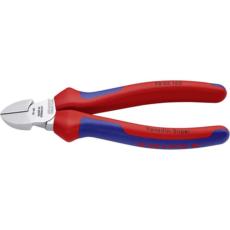 Foto van Knipex 7005160 70 05 160 werkplaats zijkniptang met facet 160 mm