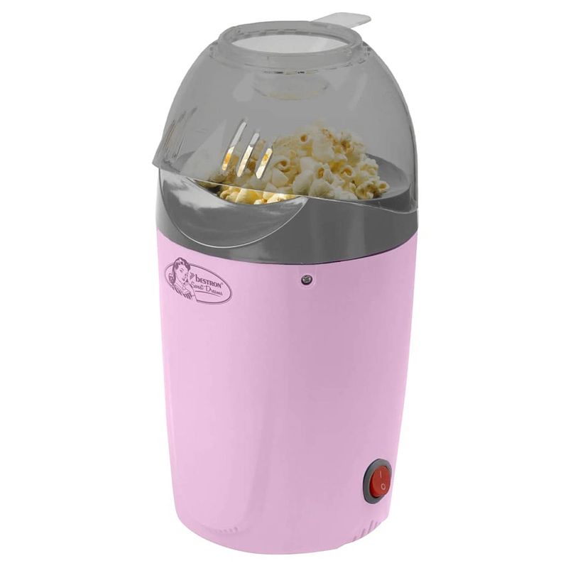 Foto van Bestron popcornmaker apc1007p 1200 w roze