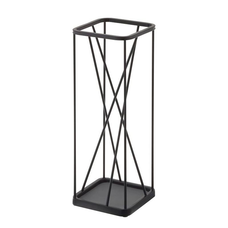 Foto van Yamazaki umbrella stand 9 square - black