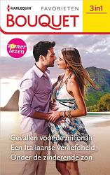 Foto van Gevallen voor de miljonair / een italiaanse verliefdheid / onder de zinderende zon - kathryn ross, helen brooks, anne mather - ebook