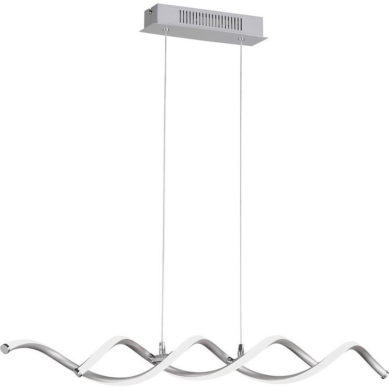 Foto van Wofi bonney 7331.02.64.6000 led-hanglamp 42 w nikkel (mat)