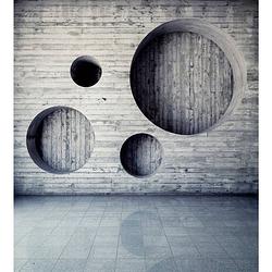 Foto van Dimex geometric background vlies fotobehang 225x250cm 3-banen