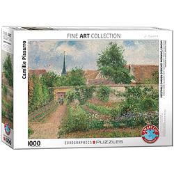 Foto van Eurographics vegetable garden overcast - camille pissarro (1000)