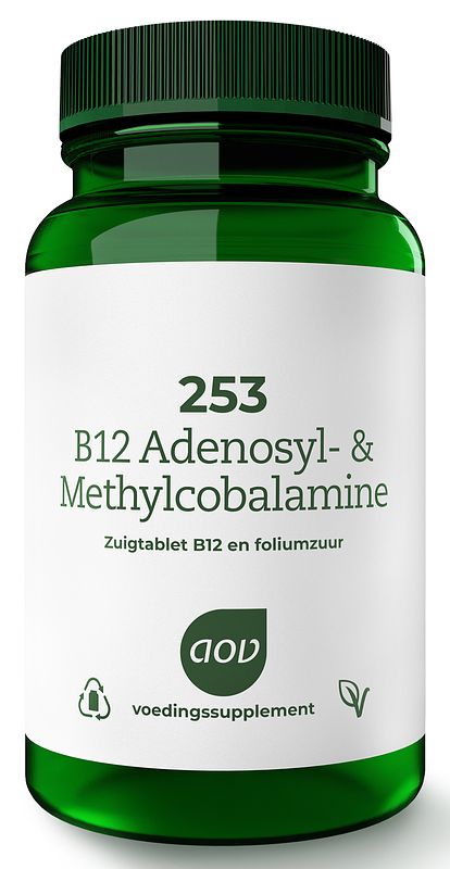 Foto van Aov 253 b12 adenosyl & methylcobalamine tabletten