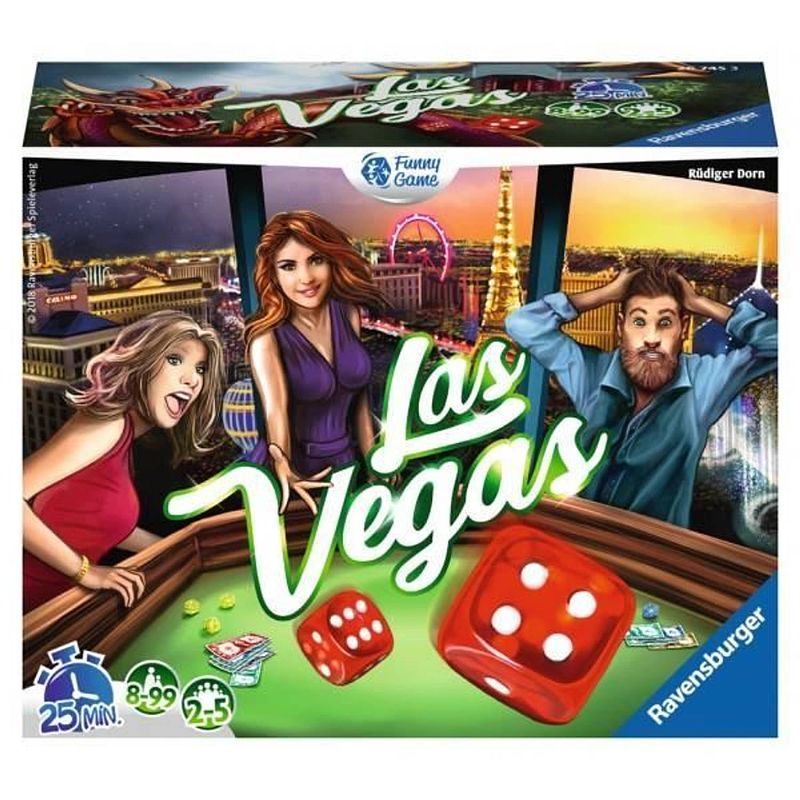 Foto van Ravensburger las vegas bordspel en sfeer