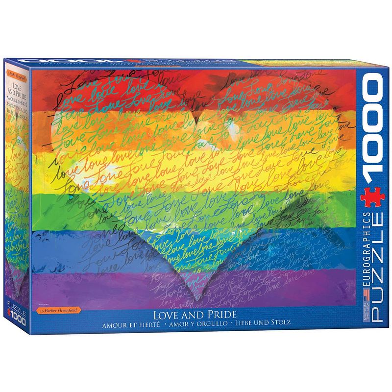 Foto van Eurographics puzzel one love - 1000 stukjes