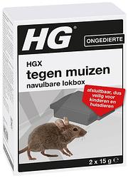Foto van Hg x tegen muizen navulbare lokbox