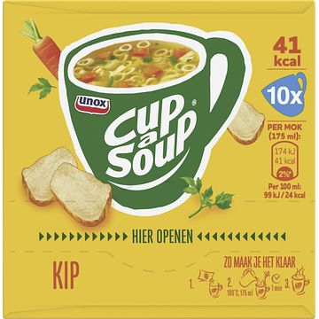 Foto van Unox cupasoup kip 10 x 175ml bij jumbo