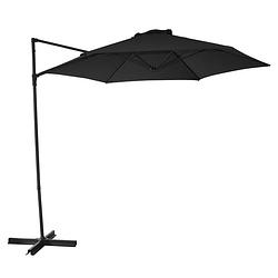 Foto van Lamy zonnescherm parasol, ø2,7 m zwart/zwart.