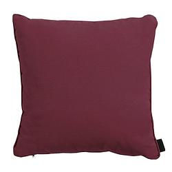 Foto van Madison - sierkussen - panama bordeaux - 45x45 - rood