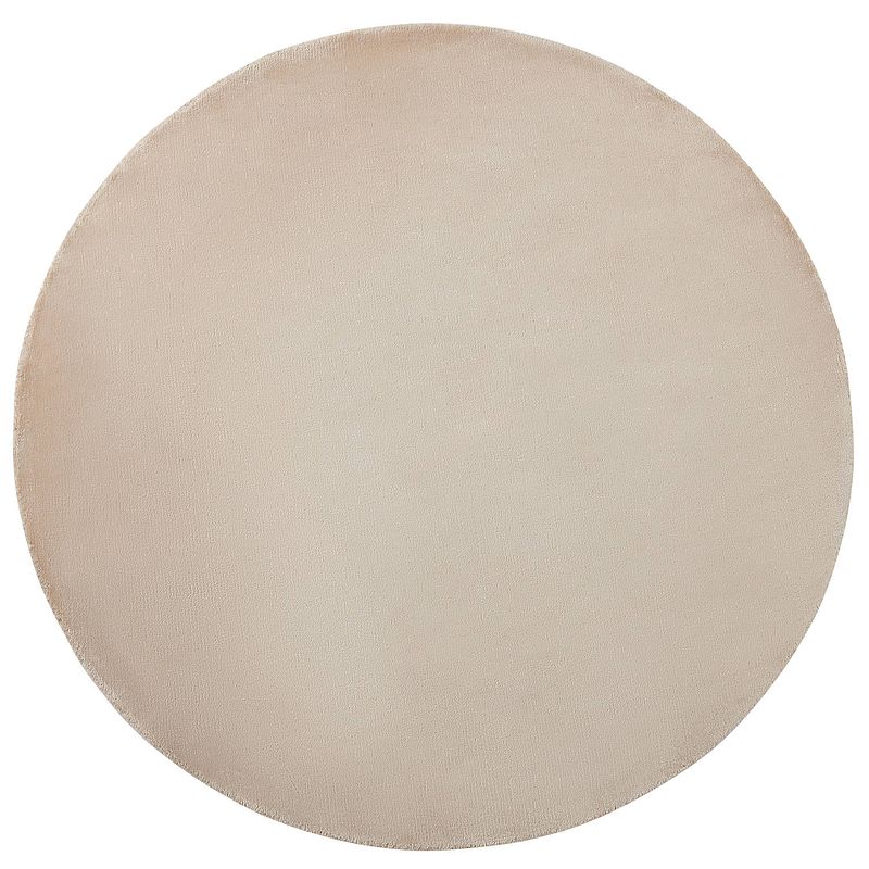 Foto van Beliani gesi ii - vloerkleed-beige-viscose