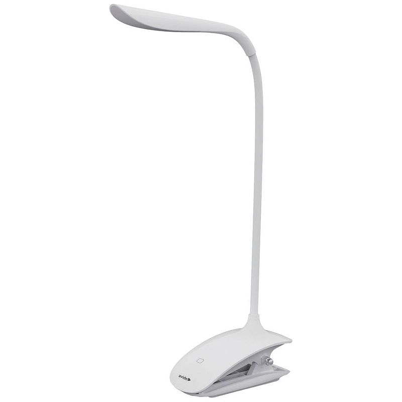 Foto van Avide abldl-clip-1.5w tafellamp smd led led vast ingebouwd 1.5 w wit