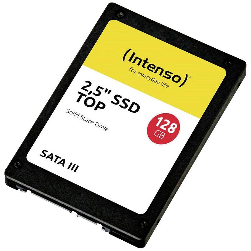 Foto van Intenso top performance 128 gb ssd harde schijf (2.5 inch) sata 6 gb/s retail 3812430