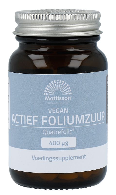 Foto van Mattisson healthstyle actief foliumzuur capsules