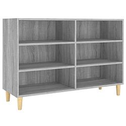 Foto van Vidaxl dressoir 103,5x35x70 cm spaanplaat grijs sonoma eikenkleurig