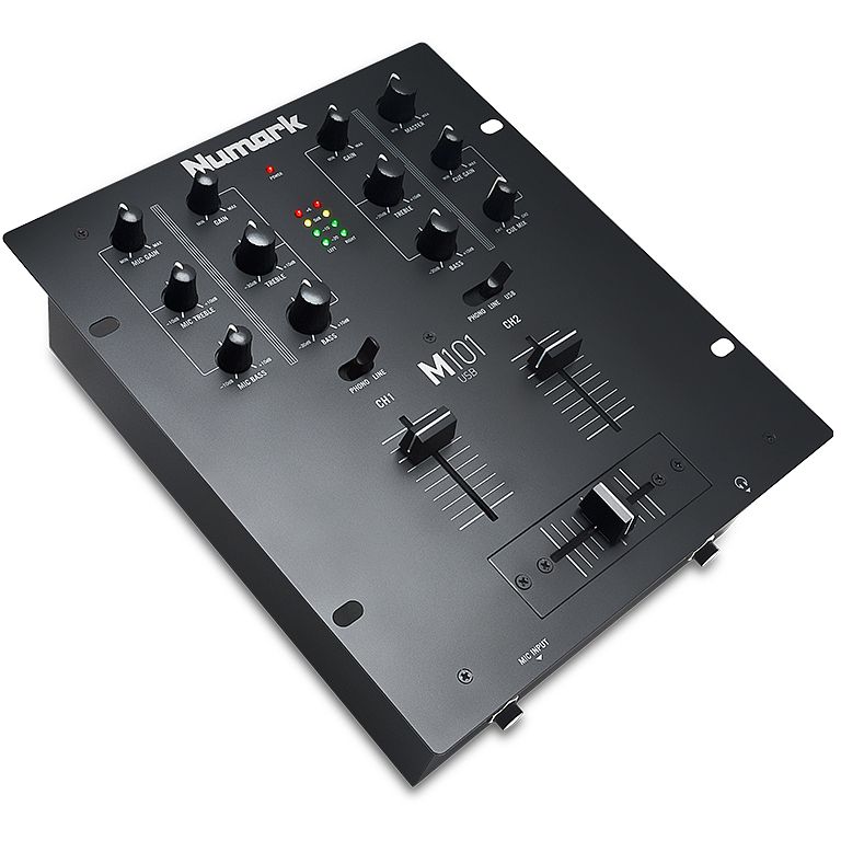 Foto van Numark m101usb 2-kanaals dj mixer