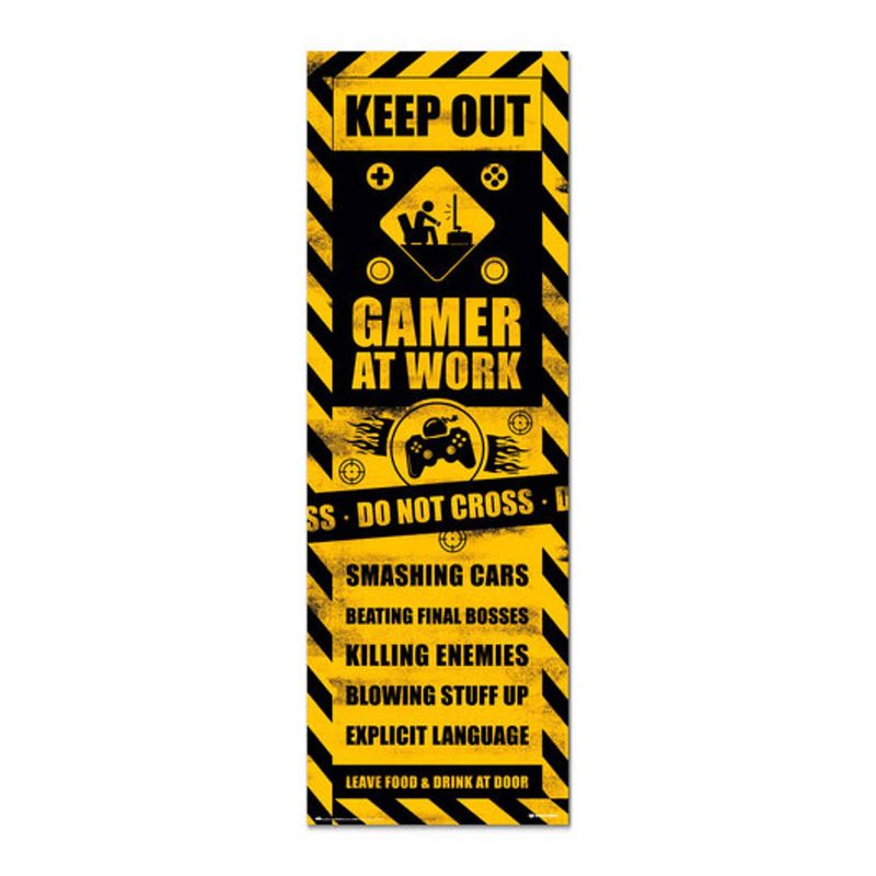Foto van Grupo erik gameration gaming caution poster 53x158cm