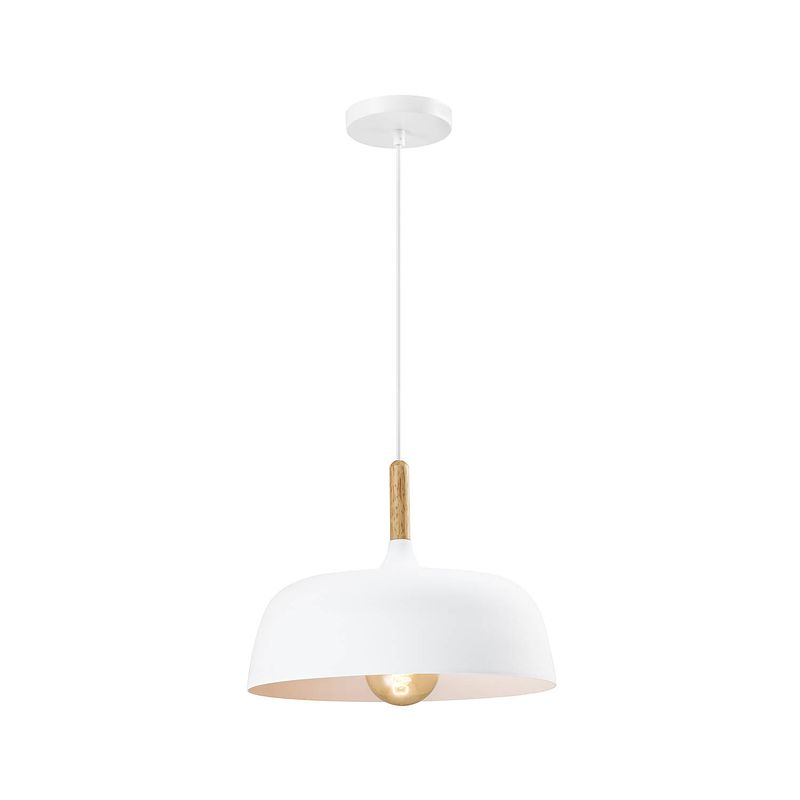 Foto van Quvio hanglamp rond wit - quv5128l-white