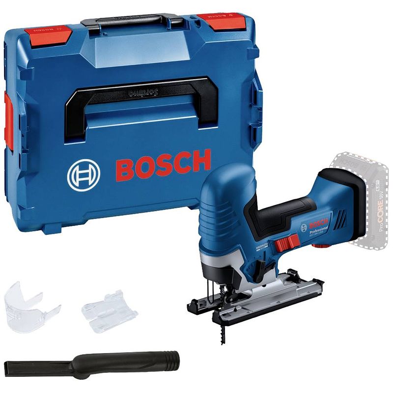 Foto van Bosch professional gst 18v-125 s solo accu-decoupeerzaag 06015b2000 incl. koffer, zonder accu, zonder lader 18 v