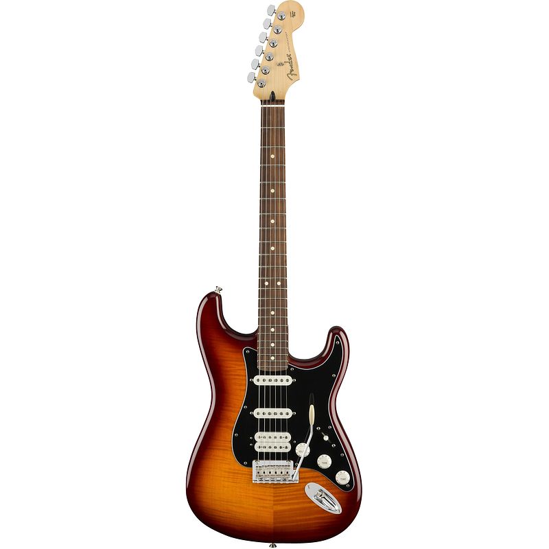 Foto van Fender player stratocaster hss plus top tobacco burst pf