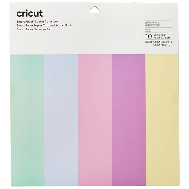 Foto van Cricut smart paper™ gekleurd karton snijbreedte 30.5 cm pastel