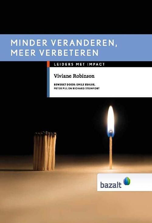 Foto van Minder veranderen, meer verbeteren - viviane robinson - hardcover (9789461182760)