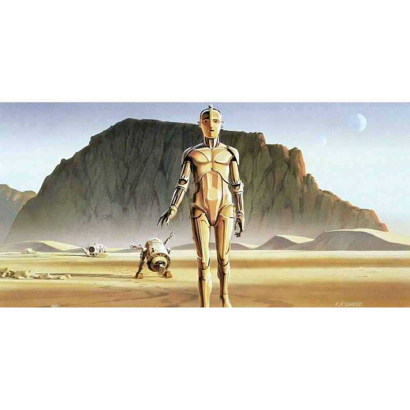 Foto van Komar star wars classic rmq droids vlies fotobehang 500x250cm 10-banen