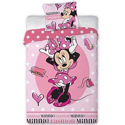 Foto van Disney minnie mouse dekbedovertrek fashion - eenpersoons - 140 x 200 cm - katoen
