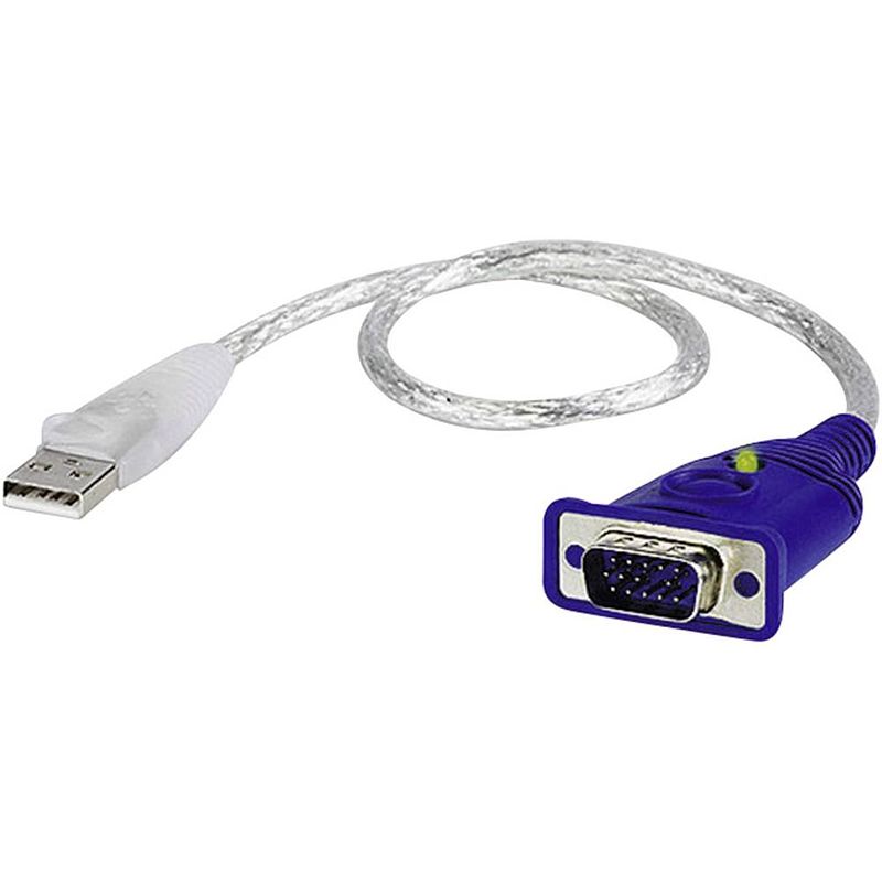 Foto van Aten 2a130g vga / usb adapter [1x vga-stekker - 1x usb-a 2.0 stekker] transparant 0.35 m