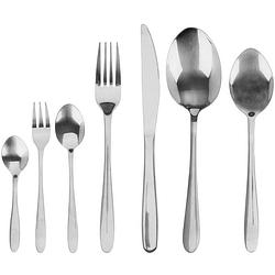 Foto van Excellent houseware bestekset tableware collection - 39-delig - zilver - rvs - 6 personen - besteksets