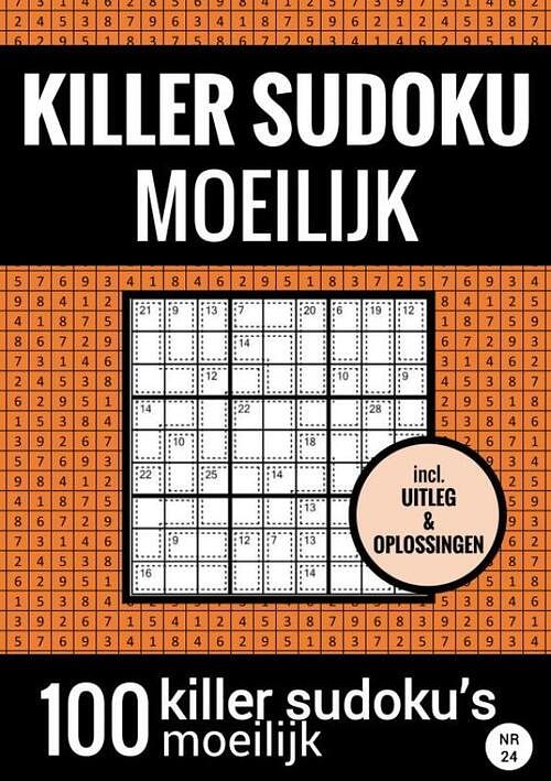 Foto van Sudoku killer - moeilijk - puzzelboek met 100 moeilijke puzzels voor volwassenen en ouderen - sudoku puzzelboeken - paperback (9789464656961)