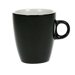 Foto van Koffie kopjes/bekers zwart 190 ml - bekers