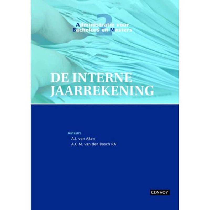 Foto van De interne jaarrekening / theorieboek -