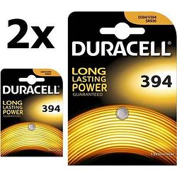 Foto van 2 stuks - duracell d394 sr936sw 1.5v knoopcel batterij