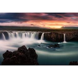 Foto van Wizard+genius silky waterfalls vlies fotobehang 384x260cm 8-banen