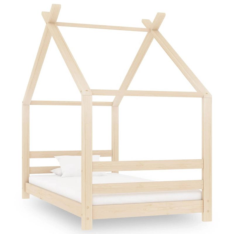 Foto van Vidaxl kinderbedframe massief grenenhout 80x160 cm