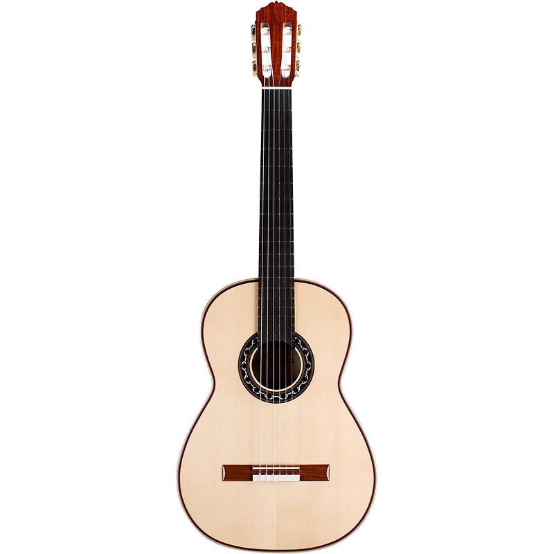 Foto van Cordoba esteso sp luthier select klassieke gitaar met koffer