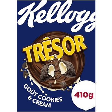 Foto van Kellogg's tresor cookies & cream flavour ontbijtgranen 410g bij jumbo