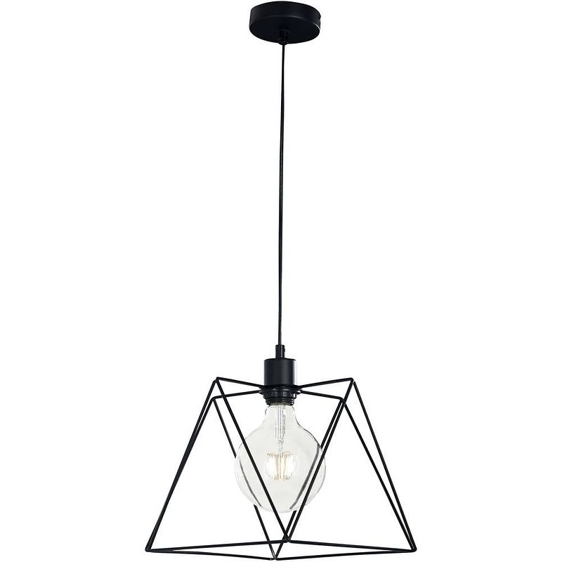 Foto van Eco-light i-santana-l-s1 i-santana-l-s1 hanglamp e27 zwart