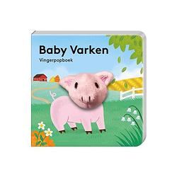 Foto van Vingerpopboek baby varken boerderijdier